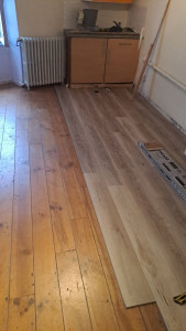 Photo de galerie - Pose de tout type de parquet