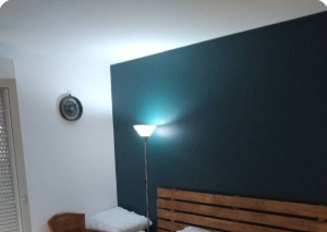 Photo de galerie - Pose de peinture couleur vert forêt !