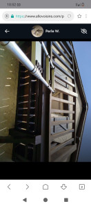 Photo de galerie - Ponçage et pose d'un vernis chêne foncé 