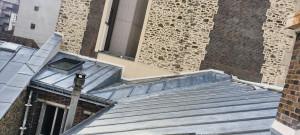 Photo de galerie - Réfection toiture zinc