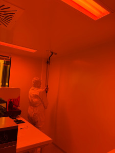 Photo de galerie - Mise à blanc d’une salle blanche 
