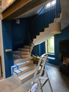 Photo de galerie - Intérieur escalier mise en peinture 