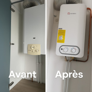 Photo de galerie - Remplacement Chauffe-Bain