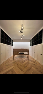 Photo de galerie - Pose de parquet et peinture meuble 