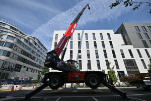 Photo de galerie - Chantier de levage à ANGERS par Vttp
