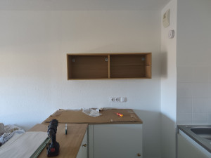 Photo de galerie - Montage et fixation des meubles sur mur en placo avec cheville adapté