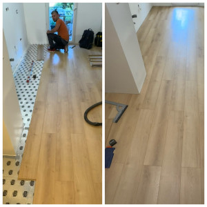 Photo de galerie - Pose de parquet - Revêtement de sol