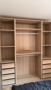 Photo de galerie - Montage dressing IKEA 