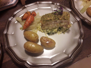 Photo de galerie - Crumble de raie aux fines herbes