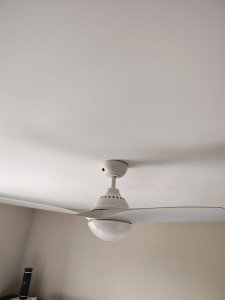 Photo de galerie - Pose d'un ventilateur de plafond 