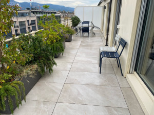 Photo de galerie - Nettoyage de terrasse Karcher -monobrosse 