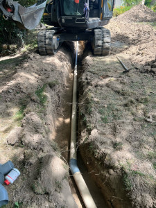 Photo de galerie - Création d’un assainissement de maison autonome