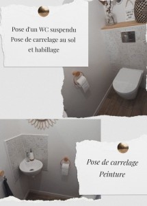 Photo de galerie - Rénovation complète d'un toilette