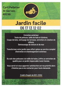 Photo de galerie - Entretien extérieur 
