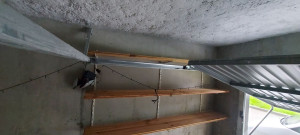 Photo de galerie - Installation des étagères dans un garage 