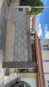 Photo de galerie - Mur de clôture et poteau de portail 