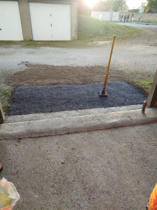 Photo de galerie - Création d'une aller enrobé 