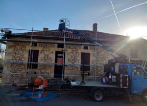 Photo de galerie - Rénovation d'une vieille toiture en poule canal