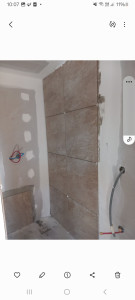 Photo de galerie - Pose placo, création cloison, salle de bain,cuisine ,pose carrelage, pose de tout matériaux.