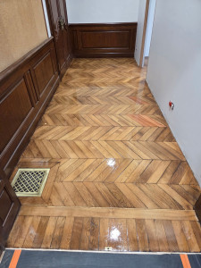Photo de galerie - Pose parquet 