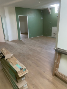 Photo de galerie - Pose de parquet après 
