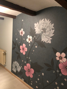 Photo de galerie - Tapisserie pour chambre bébé 