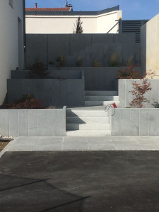 Photo de galerie - Creation escalier palissade 