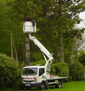 Photo de galerie - Travaux effectués à l'aide de nacelle télescopique