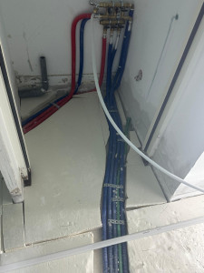 Photo de galerie - Rénovation de salle de bain en plomberie rajout d’une clarinette.