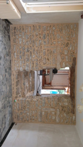 Photo de galerie - Réalisation de joints de pierre intérieur