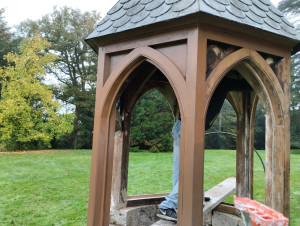 Photo de galerie - Puis poncé, rebouche a la pâte à bois puis peints
