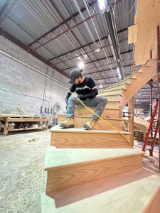 Photo de galerie - Construction d'escaliers en bois sur mesure