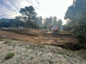 Photo de galerie - Terrassement pour piscine hors sol 