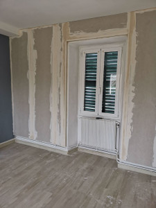 Photo de galerie - Pose de BA 13 isolation thermique
