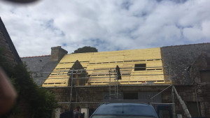 Photo de galerie - Charpente et couverture à neuf