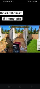 Photo de galerie - Terrassement et aménagement de jardin 
