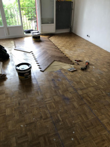 Photo de galerie - Pose de parquet - Revêtement de sol