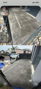 Photo de galerie - Pose de carrelage extérieur avec finitions propres et alignement soigné