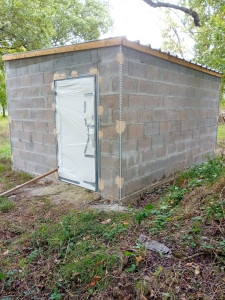 Photo de galerie - Garage et pose de baguette pour Enduit.