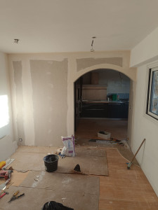 Photo de galerie - Cloison réaliser 