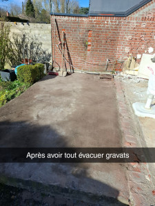 Photo de galerie - Mise au propre après évacuation gravats 