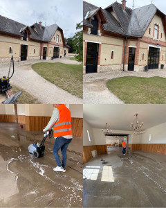 Photo de galerie - Nettoyage effectué aux Écuries de Sologne. Intervention réalisée par BS Services.