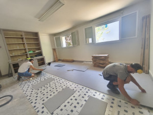 Photo de galerie - Pose de parquet - Revêtement de sol