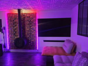 Photo de galerie - Installation tv et barre de son 