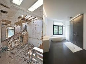 Photo de galerie - Tous corps d'état, plomberie, électricité, peinture, placo, bandes, carrelage, parquet, maçonnerie, terrassement, trou de piscine, toiture