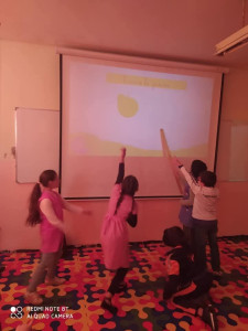 Photo de galerie - Salle de projection réalisée par mes soins 