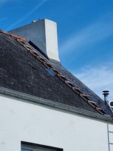 Photo de galerie - Reprise solin cheminée 