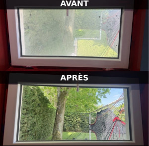 Photo de galerie - Nettoyage vitre