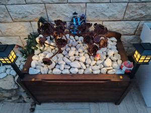 Photo de galerie - Déco avec le recyclage d'un ancien coffre 