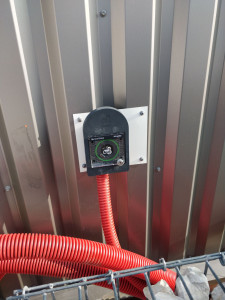 Photo de galerie - Installation d'une prise renforcée pour véhicule électrique